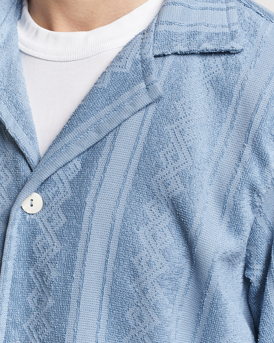 Herre | Skjorter | OAS | Terry Cuba Short Sleeve Shirt Ancora