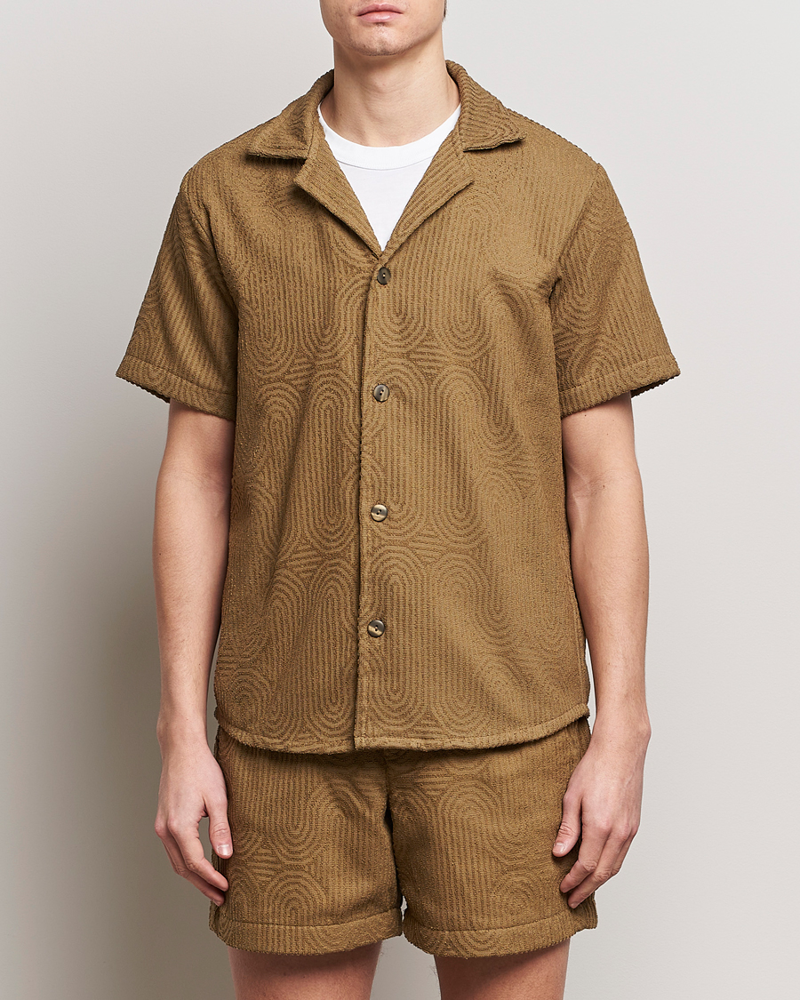 Herre | Kortærmede skjorter | OAS | Terry Cuba Short Sleeve Shirt Zabyrinth