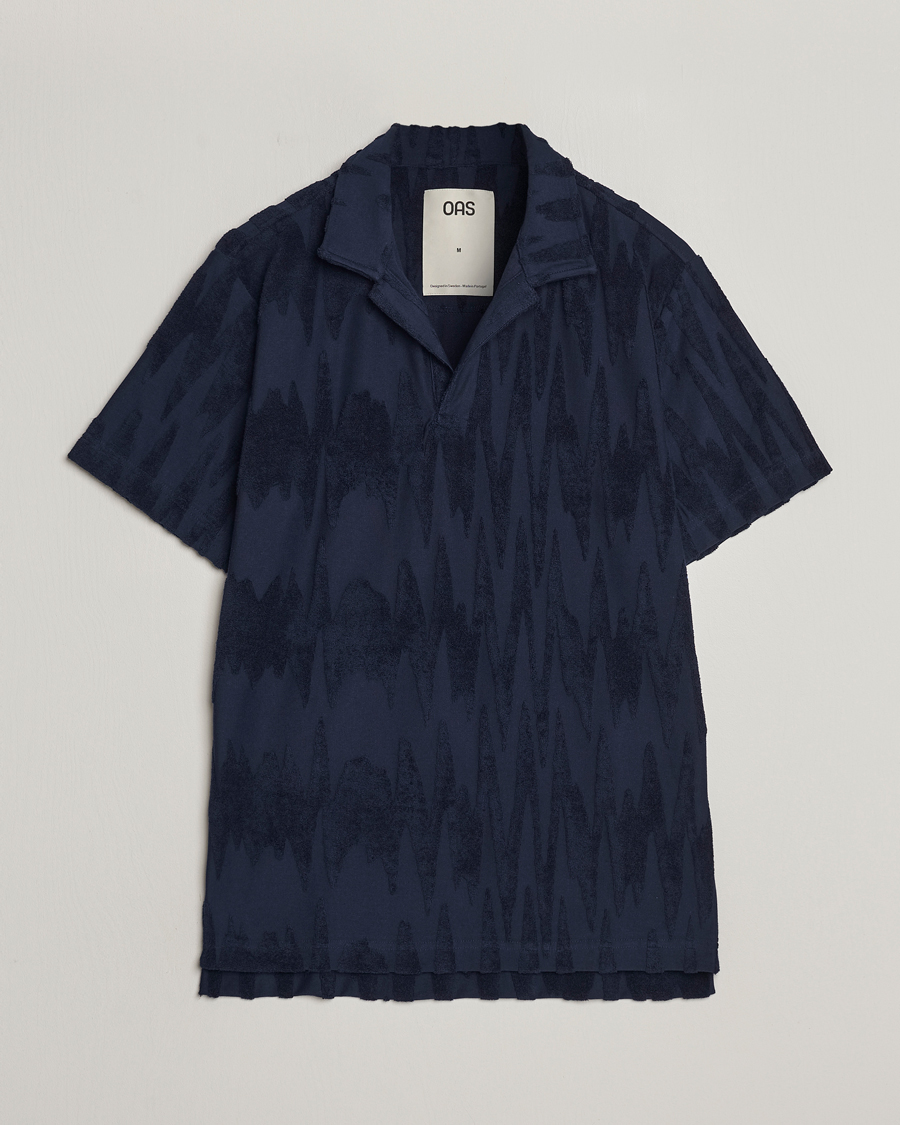 Herre | Polotrøjer | OAS | Short Sleeve Terry Polo Glitch