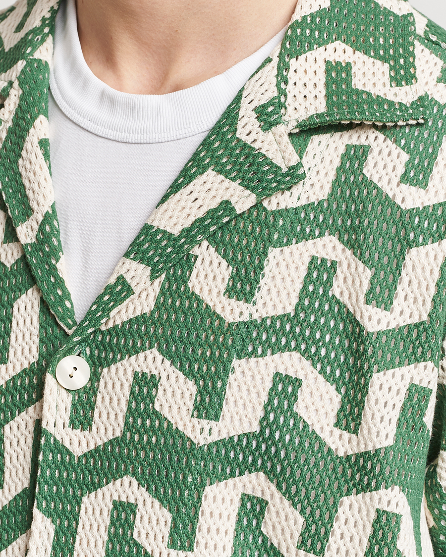 Herre | Skjorter | OAS | Short Sleeve Cuba Net Shirt Atlas
