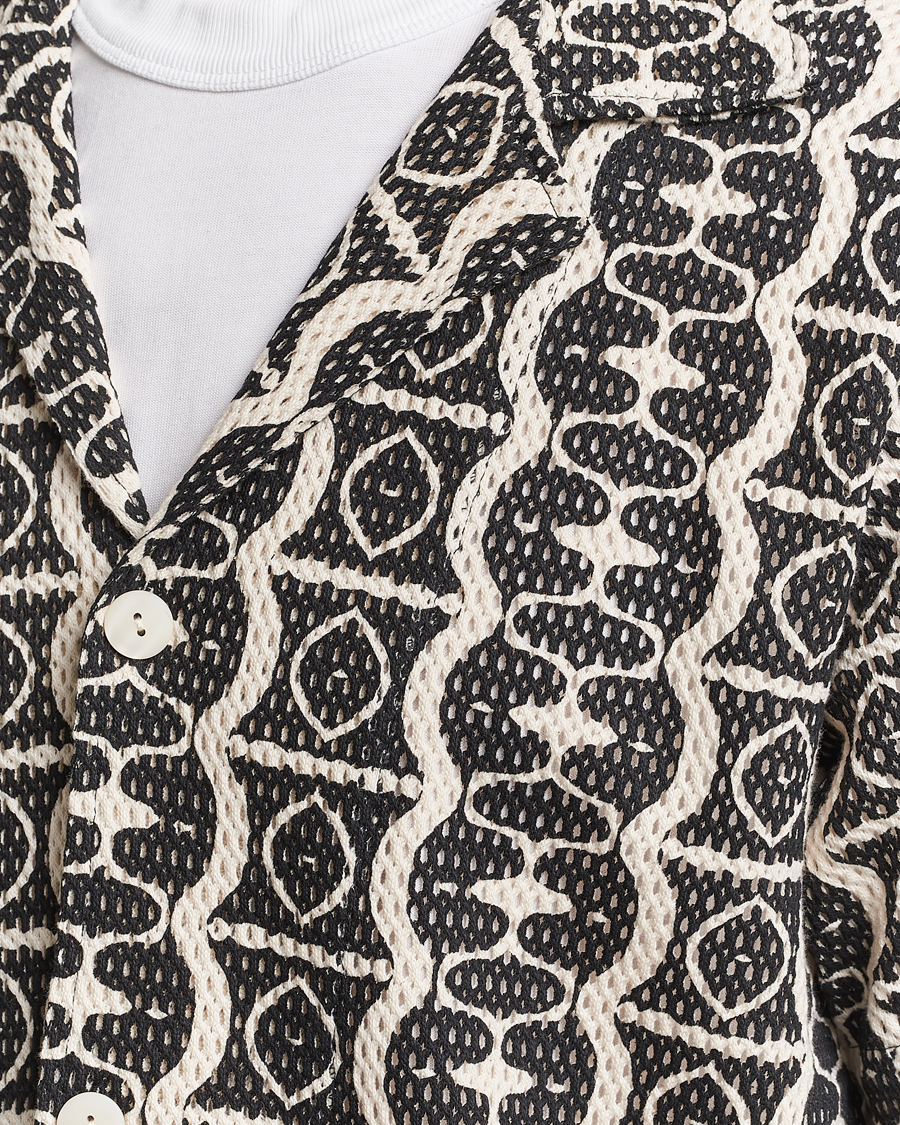 Herre | Skjorter | OAS | Short Sleeve Cuba Net Shirt Hypnotise