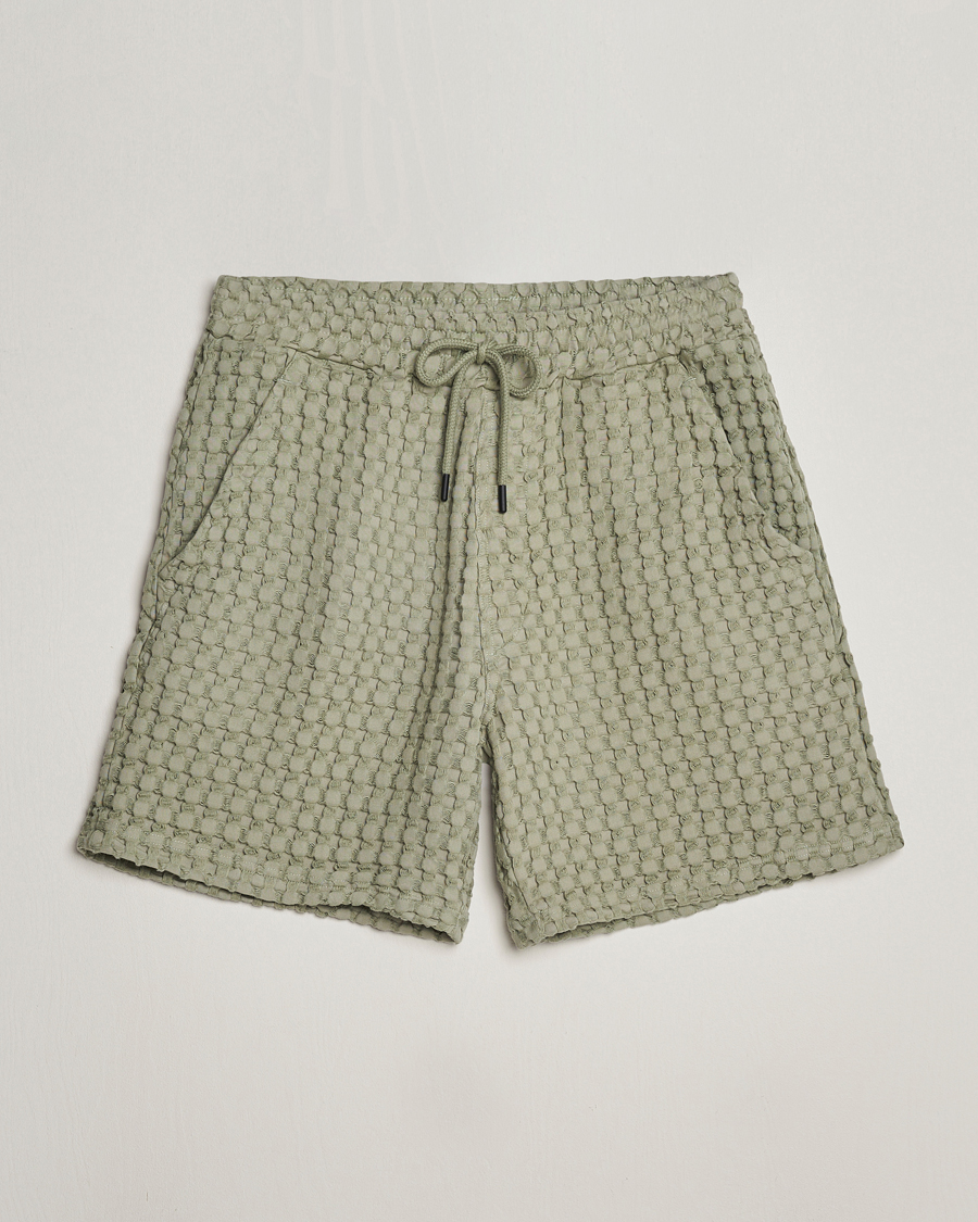 Herre | Shorts | OAS | Porto Waffle Shorts Dusty Green