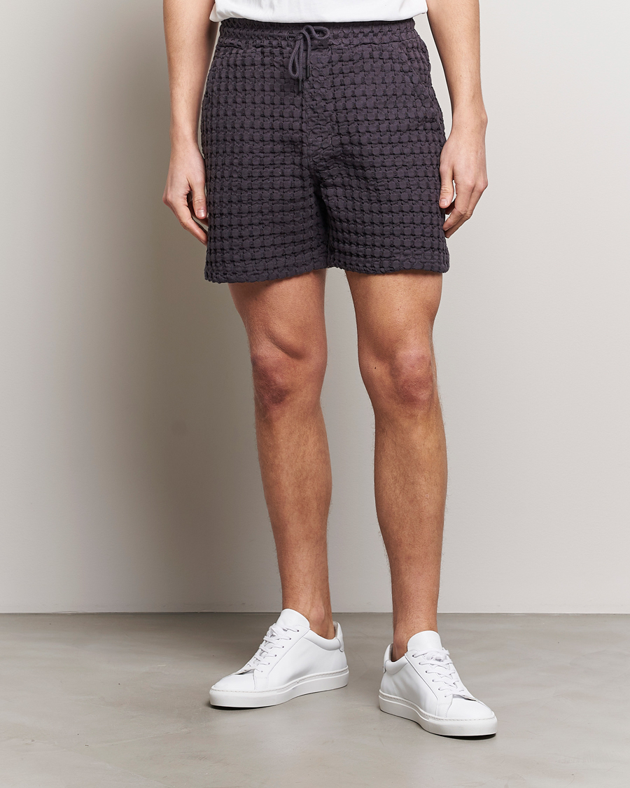 Herre |  | OAS | Porto Waffle Shorts Nearly Black