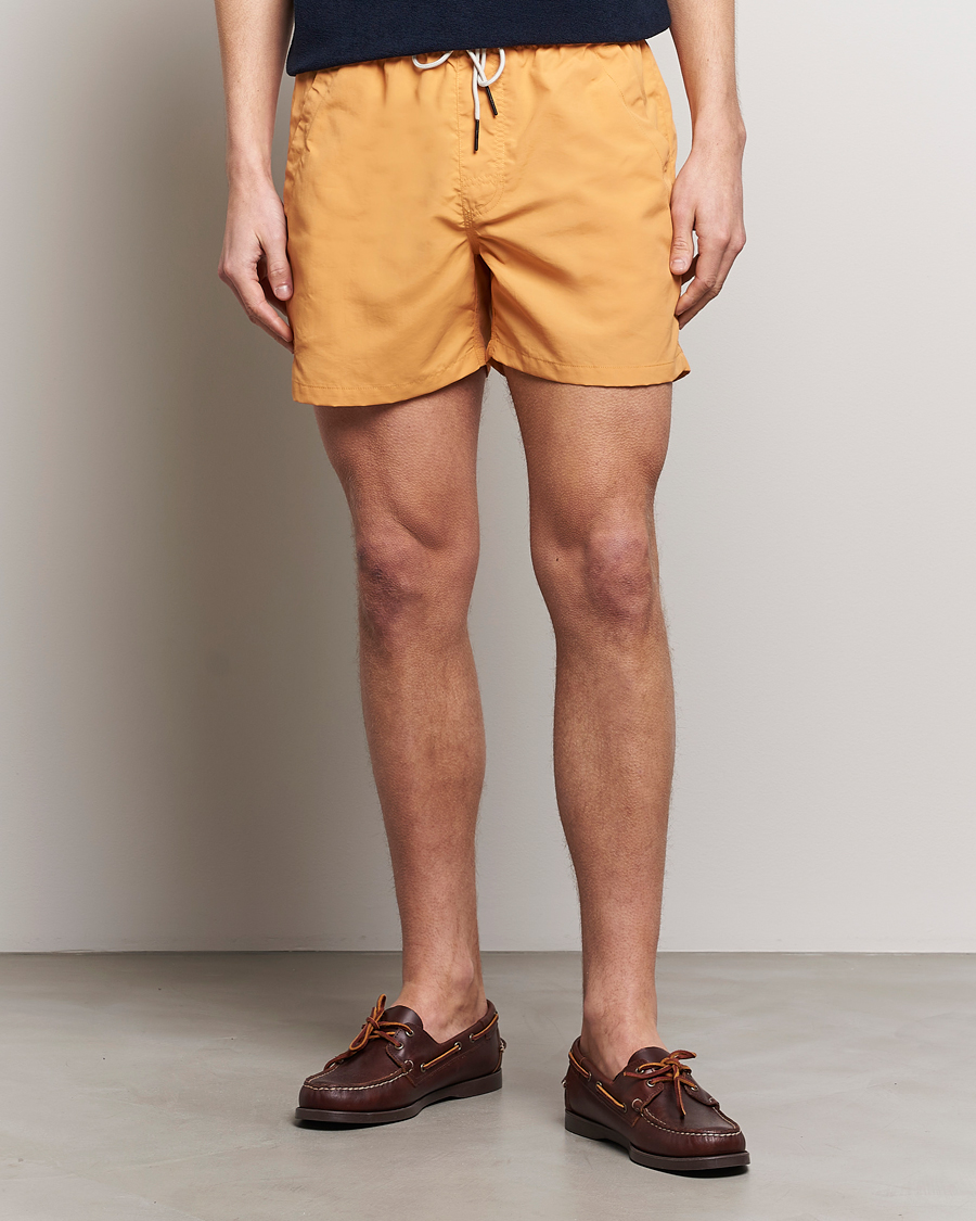 Herre | Badeshorts med snøring | OAS | Plain Swimshorts Orange