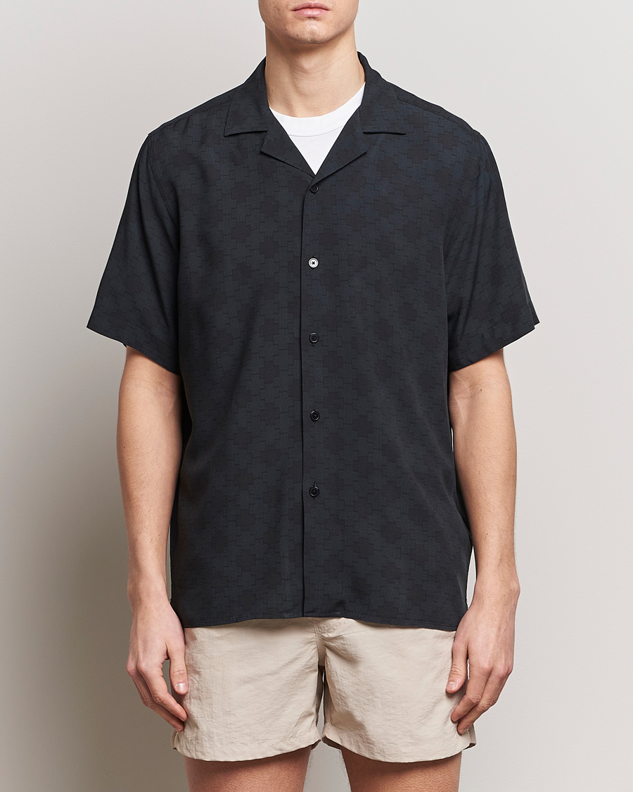 Herre | Tøj | OAS | Viscose Resort Short Sleeve Shirt San Sebastian