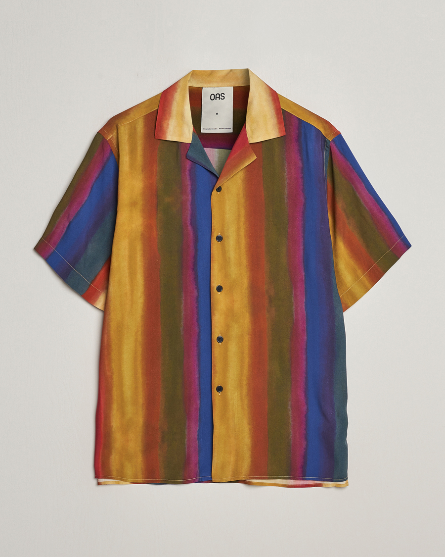 Herre | Skjorter | OAS | Viscose Resort Short Sleeve Shirt Terrane