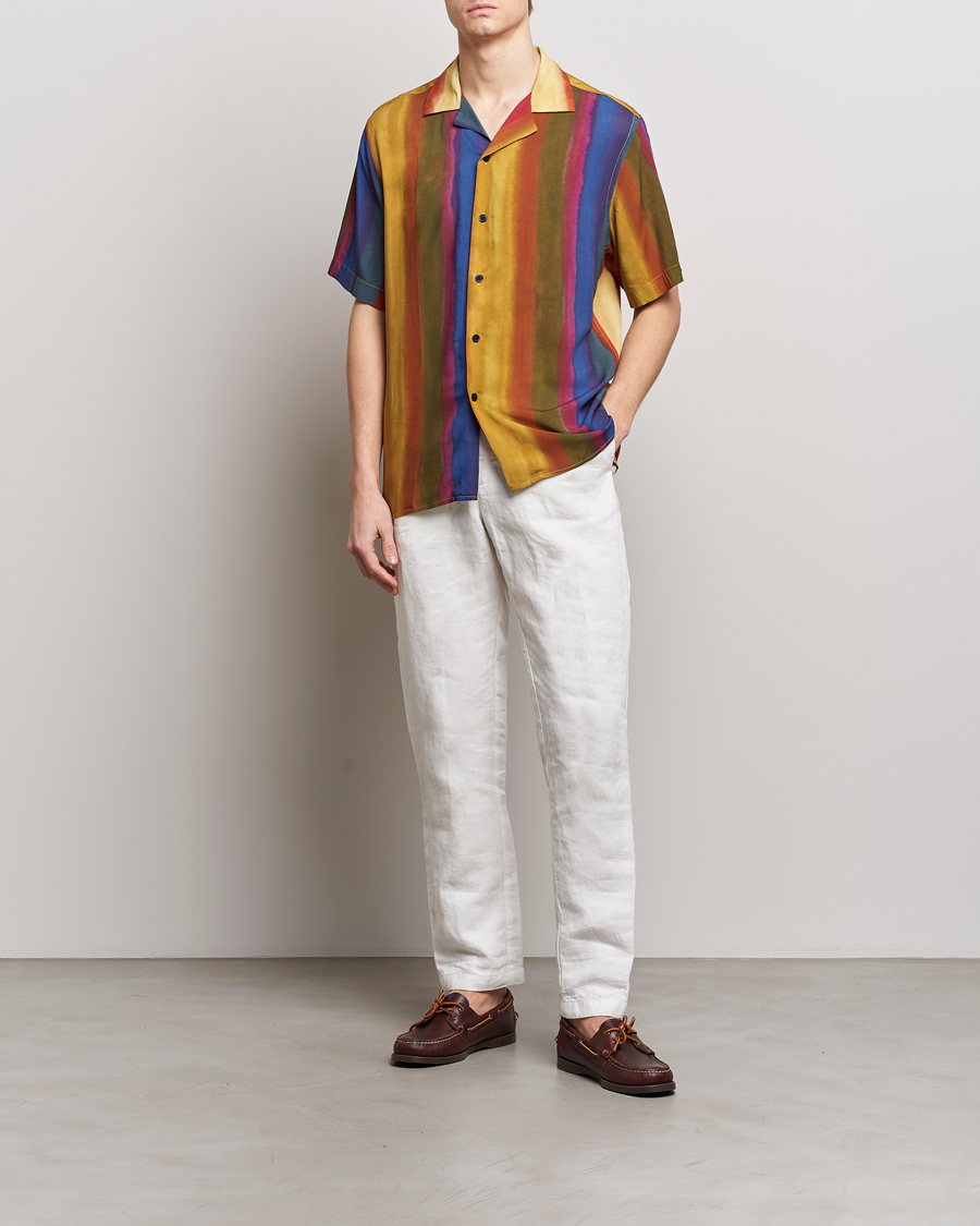 Herre | Skjorter | OAS | Viscose Resort Short Sleeve Shirt Terrane