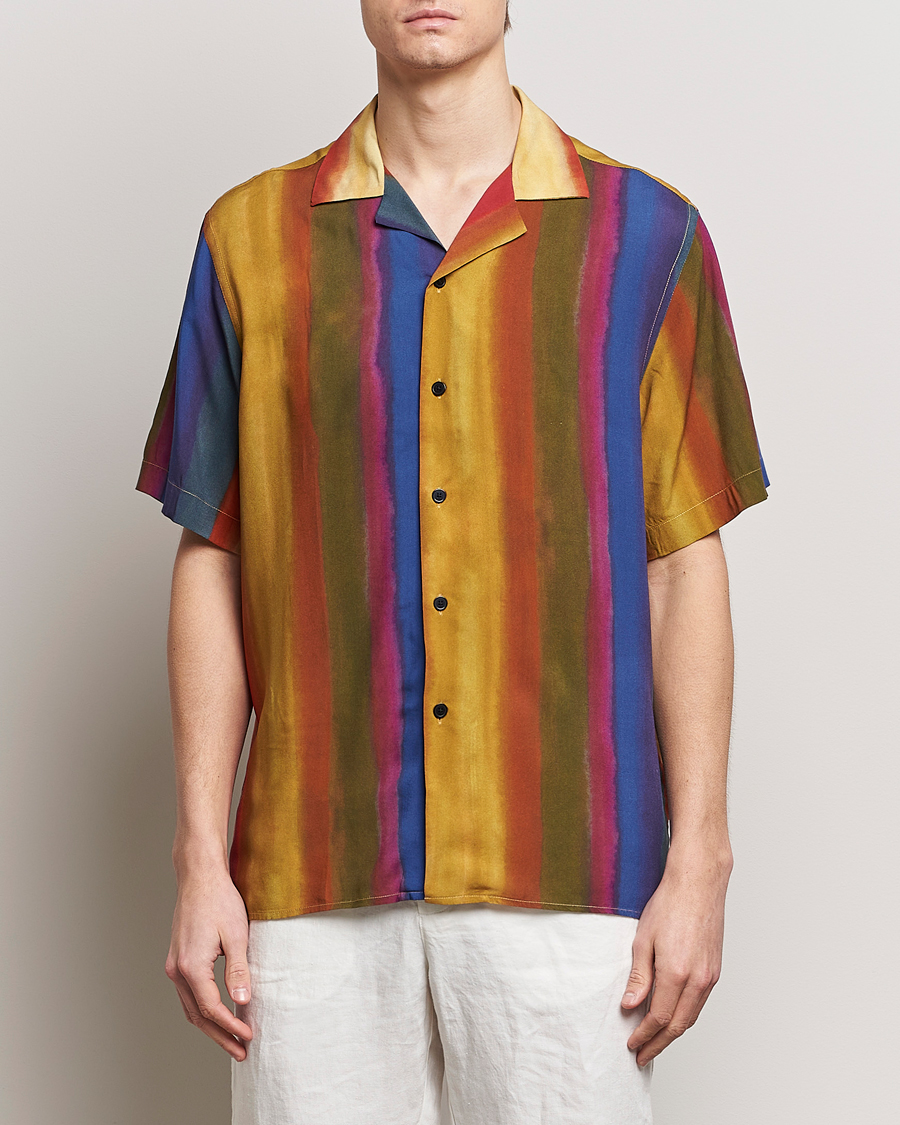 Herre |  | OAS | Viscose Resort Short Sleeve Shirt Terrane