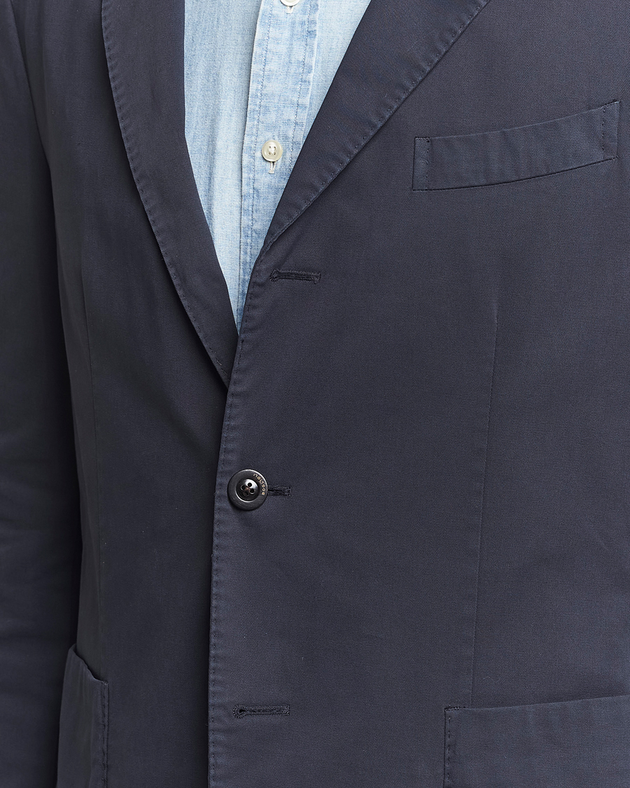 Herre | Blazere & jakker | Boglioli | K Jacket Cotton Stretch Blazer Navy