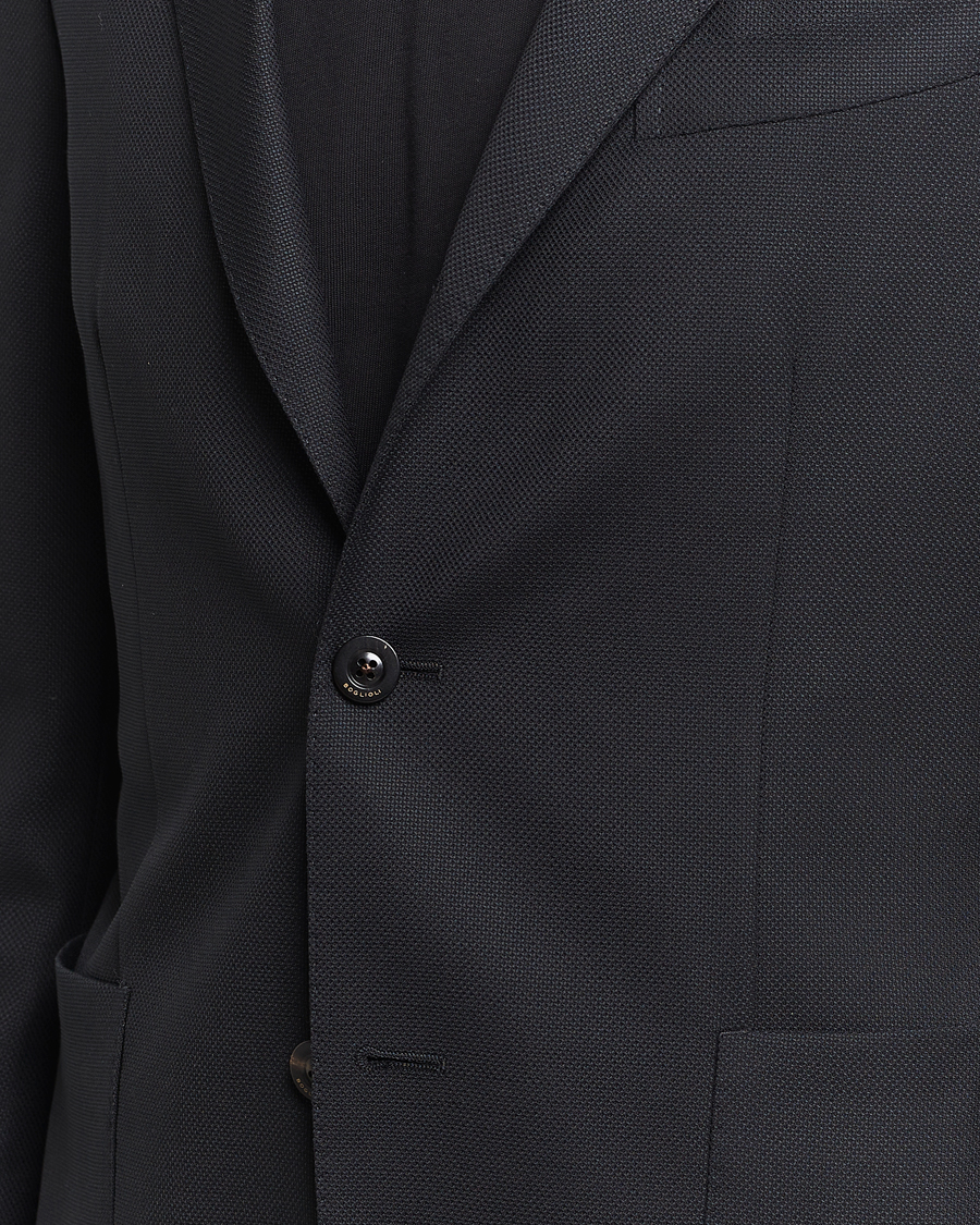 Herre | Blazere & jakker | Boglioli | K Jacket Wool Hopsack Blazer Black
