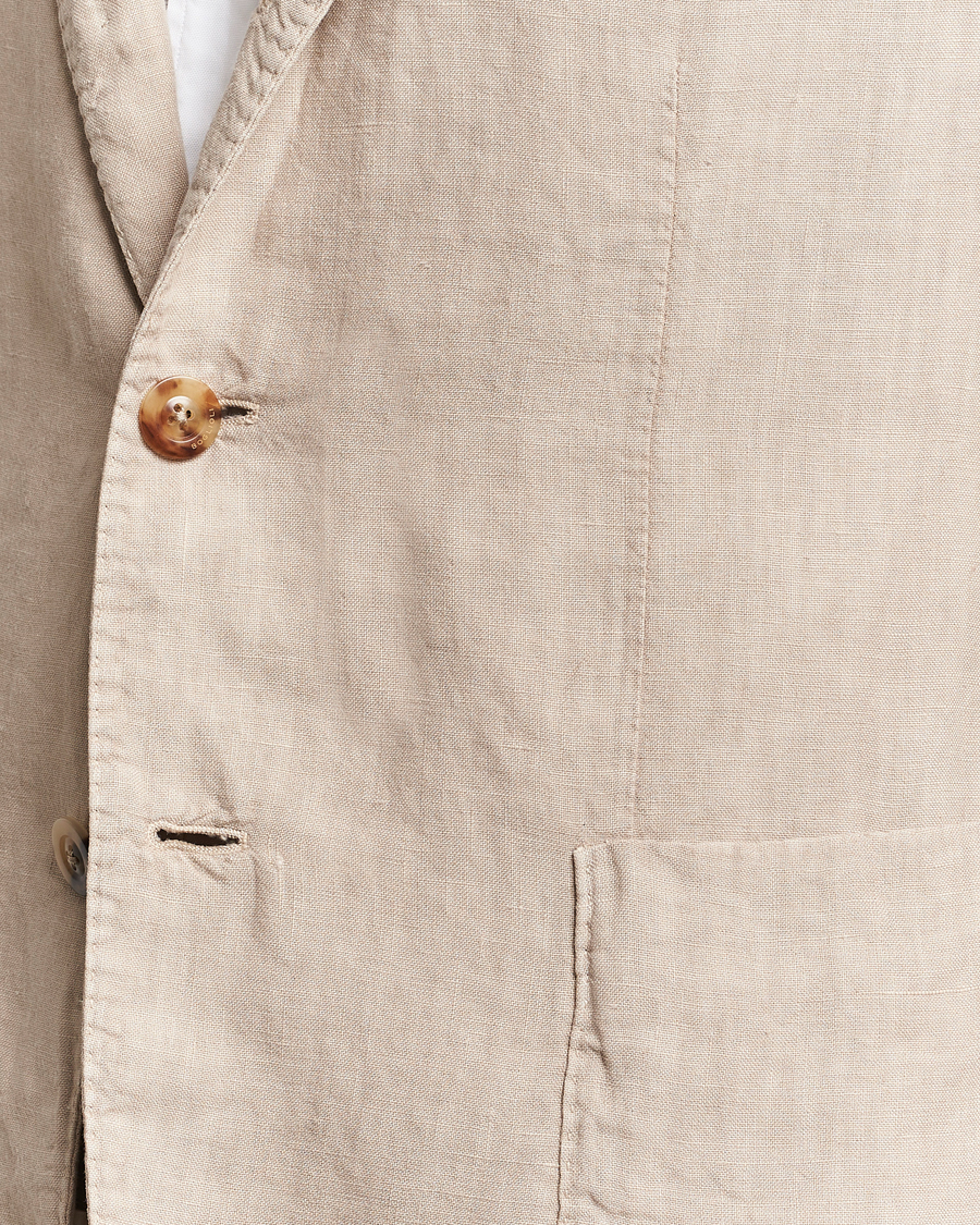 Herre | Blazere & jakker | Boglioli | K Jacket Linen Blazer Light Beige