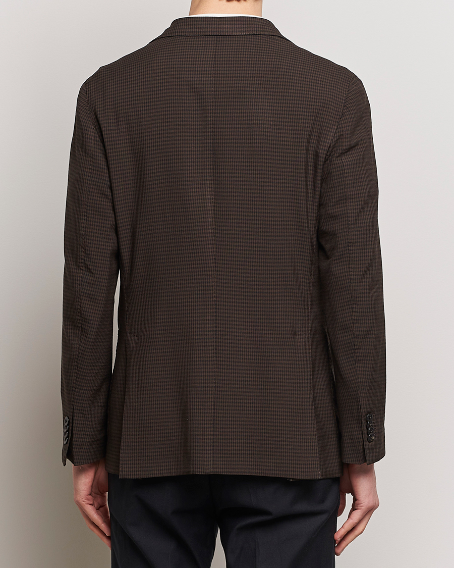 Herre | Blazere & jakker | Boglioli | K Jacket Check Wool Blazer Dark Brown