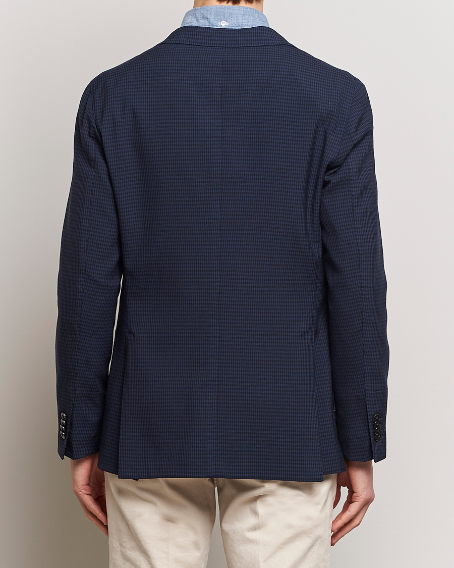 Herre | Blazere & jakker | Boglioli | K Jacket Check Wool Blazer Navy