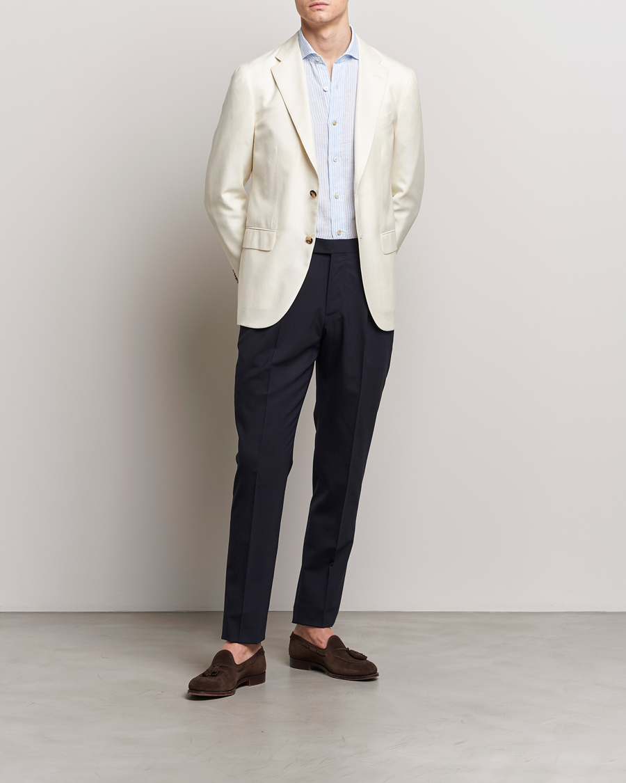 Herre | Blazere & jakker | Boglioli | Cashmere/Silk Cocktail Jacket Off White