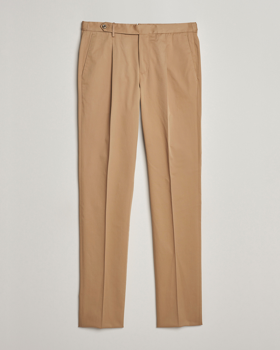 Herre | Bukser | PT01 | Gentleman Fit Cotton/Stretch Chinos Beige