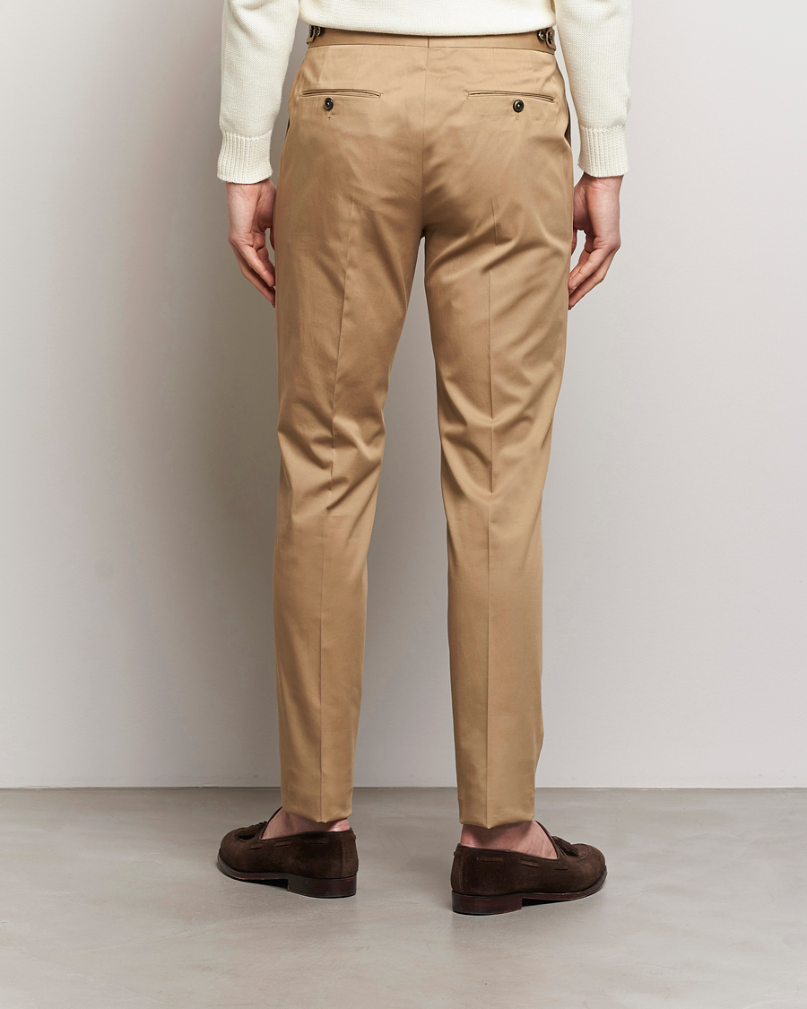 Herre | Bukser | PT01 | Gentleman Fit Cotton/Stretch Chinos Beige
