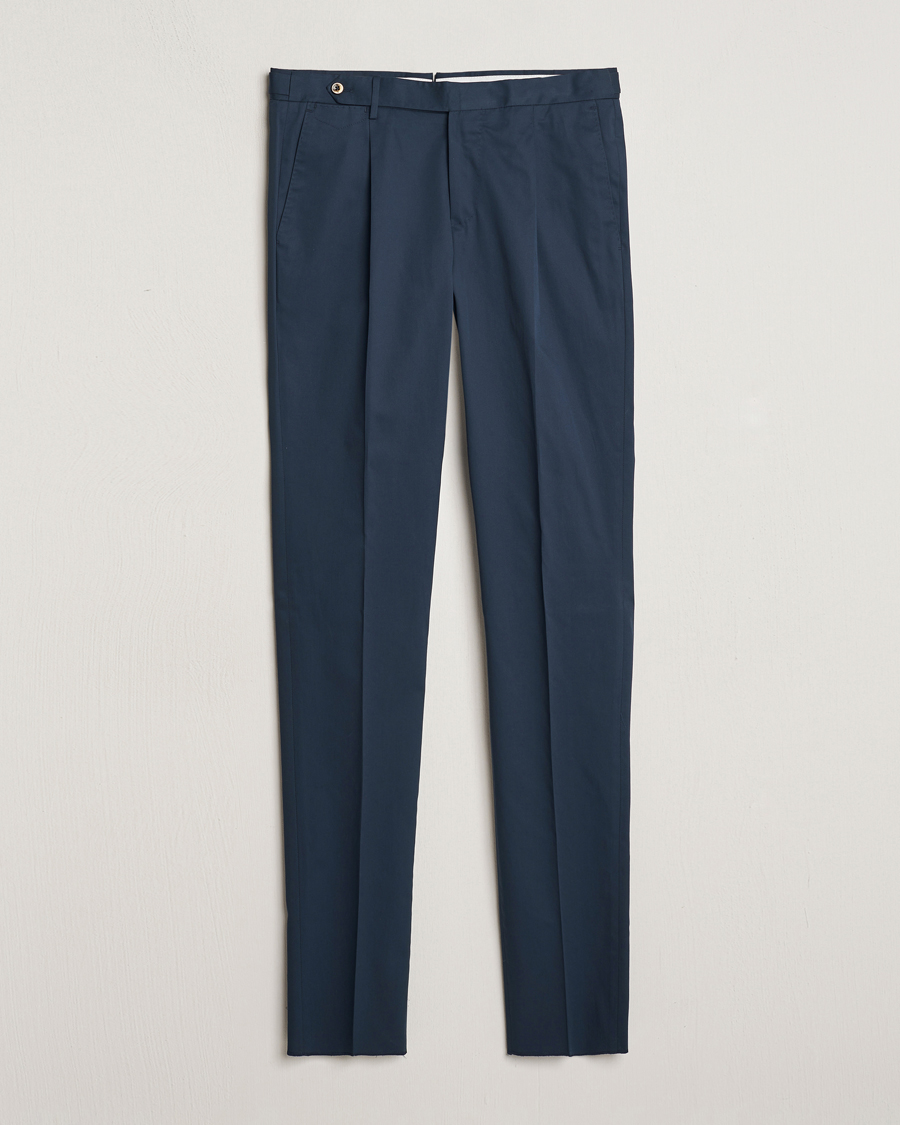 Herr |  | PT01 | Gentleman Fit Cotton/Stretch Chinos Navy