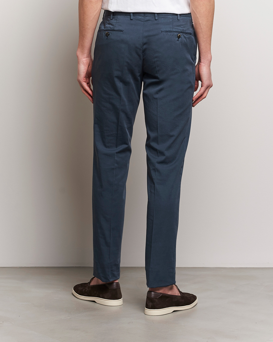 Herre | Bukser | PT01 | Slim Fit Garment Dyed Stretch Chinos Navy
