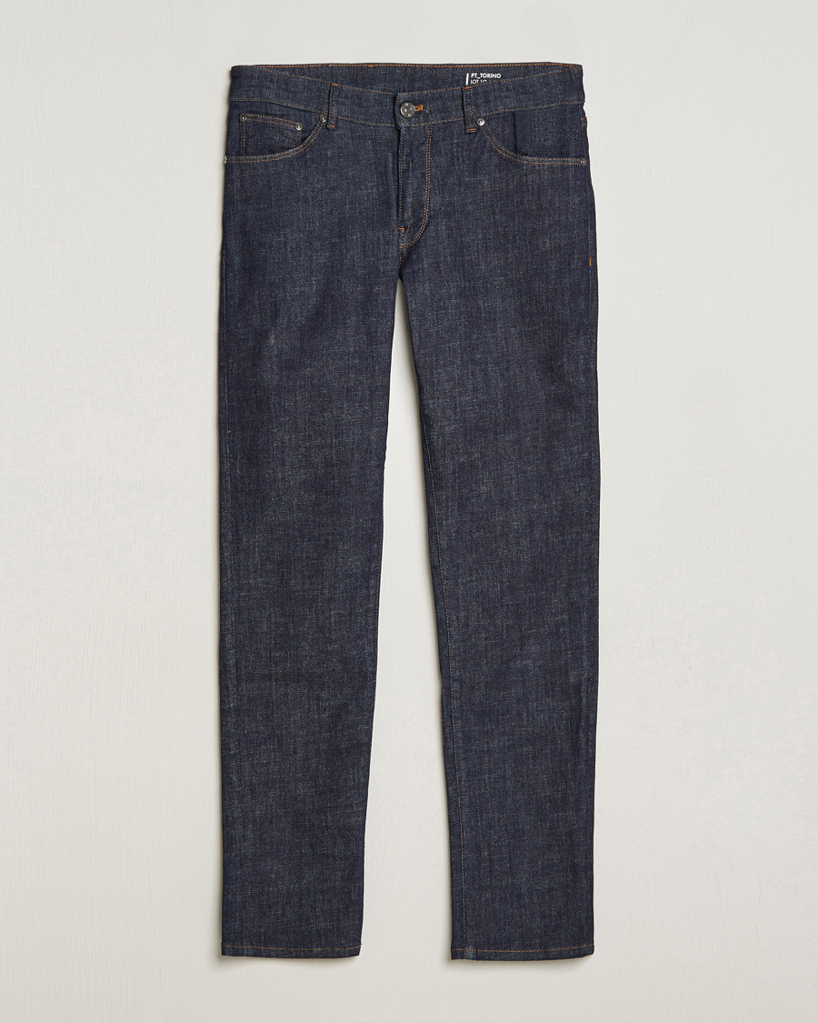 Herr |  | PT01 | Slim Fit Stretch Jeans Dark Indigo