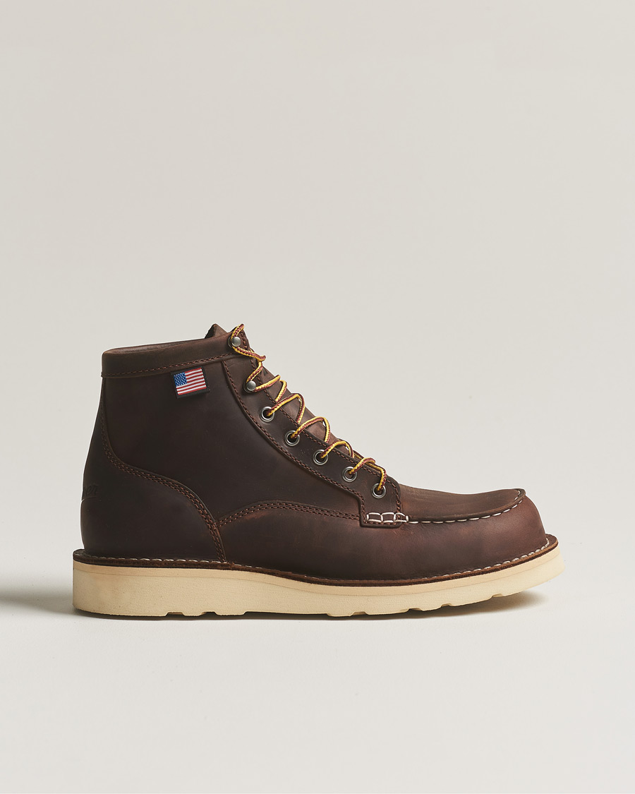 Herre | Støvler | Danner | Bull Run Leather Moc Toe Boot Brown