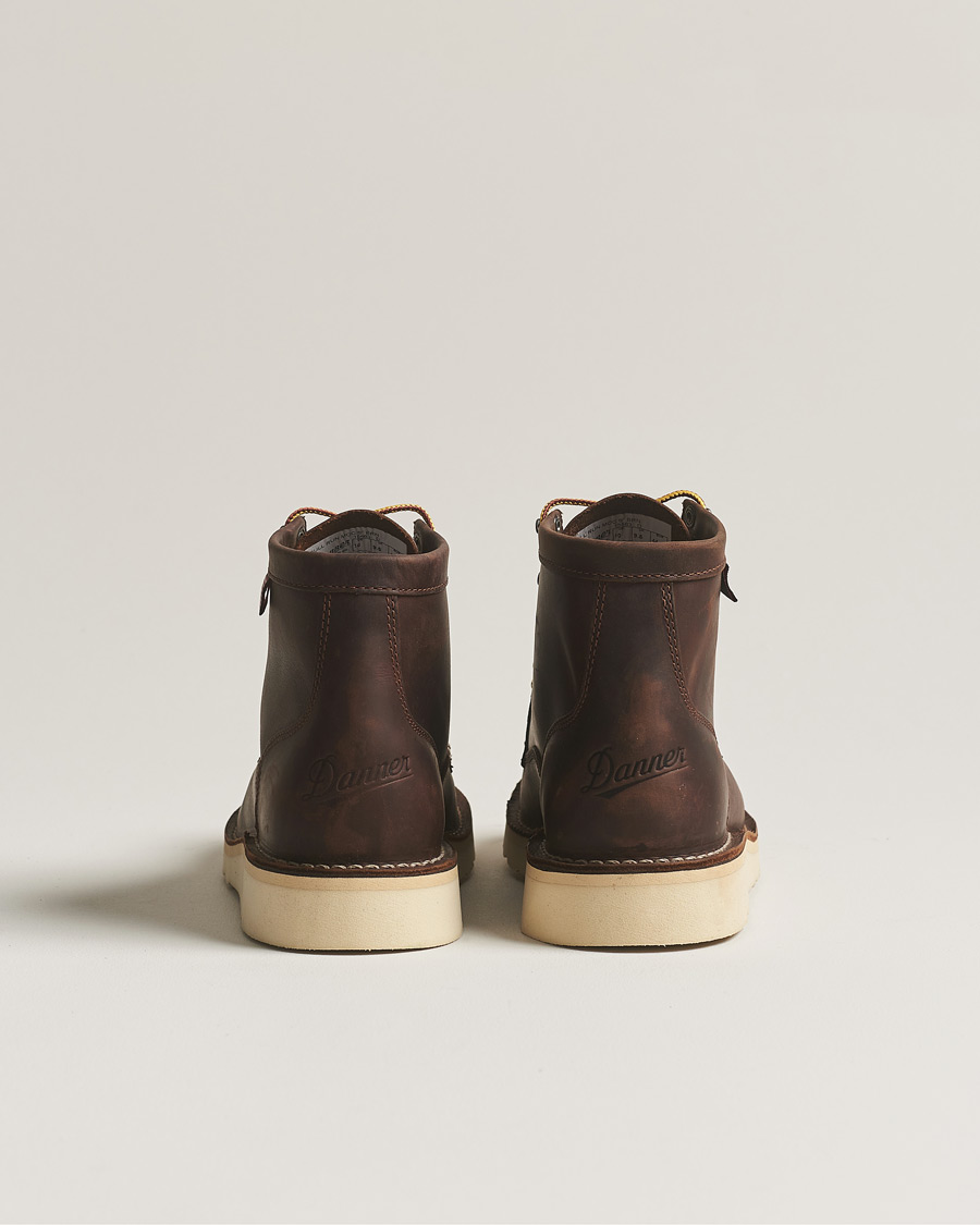 Herre | Støvler | Danner | Bull Run Leather Moc Toe Boot Brown