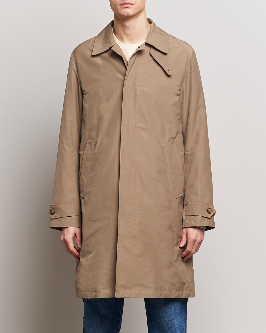 Herre | Frakker | Baracuta | Original Cotton Cloth Paul Coat Tan