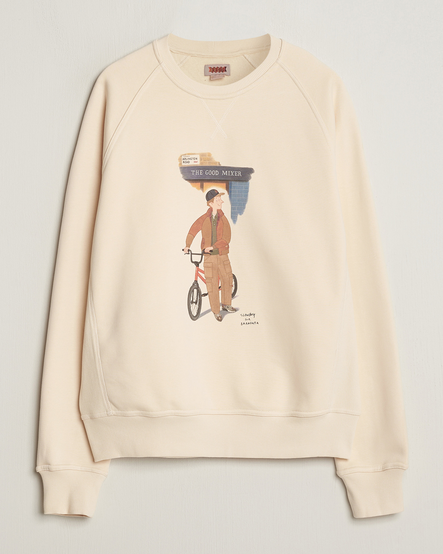 Herr |  | Baracuta | Slowboy Colourmen Cotton Crew Neck Butter