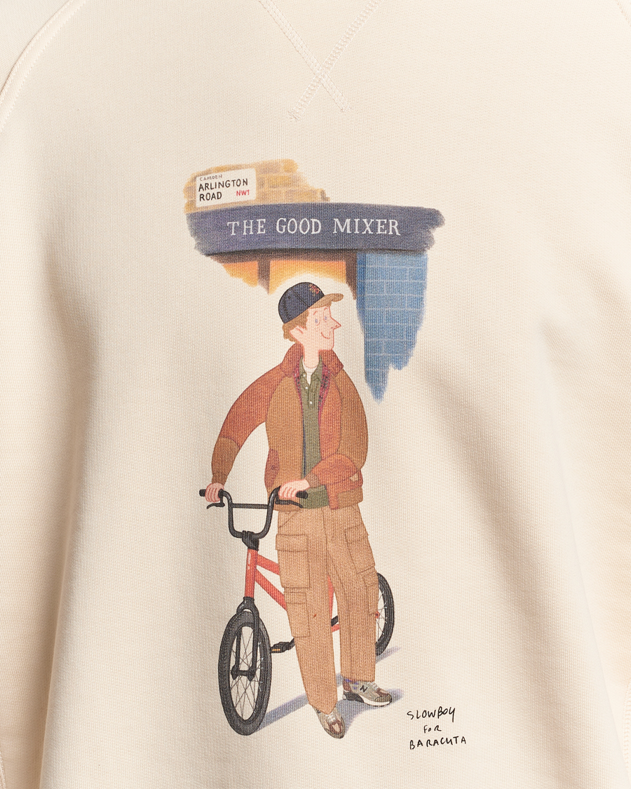 Herre | Trøjer | Baracuta | Slowboy Colourmen Cotton Crew Neck Butter