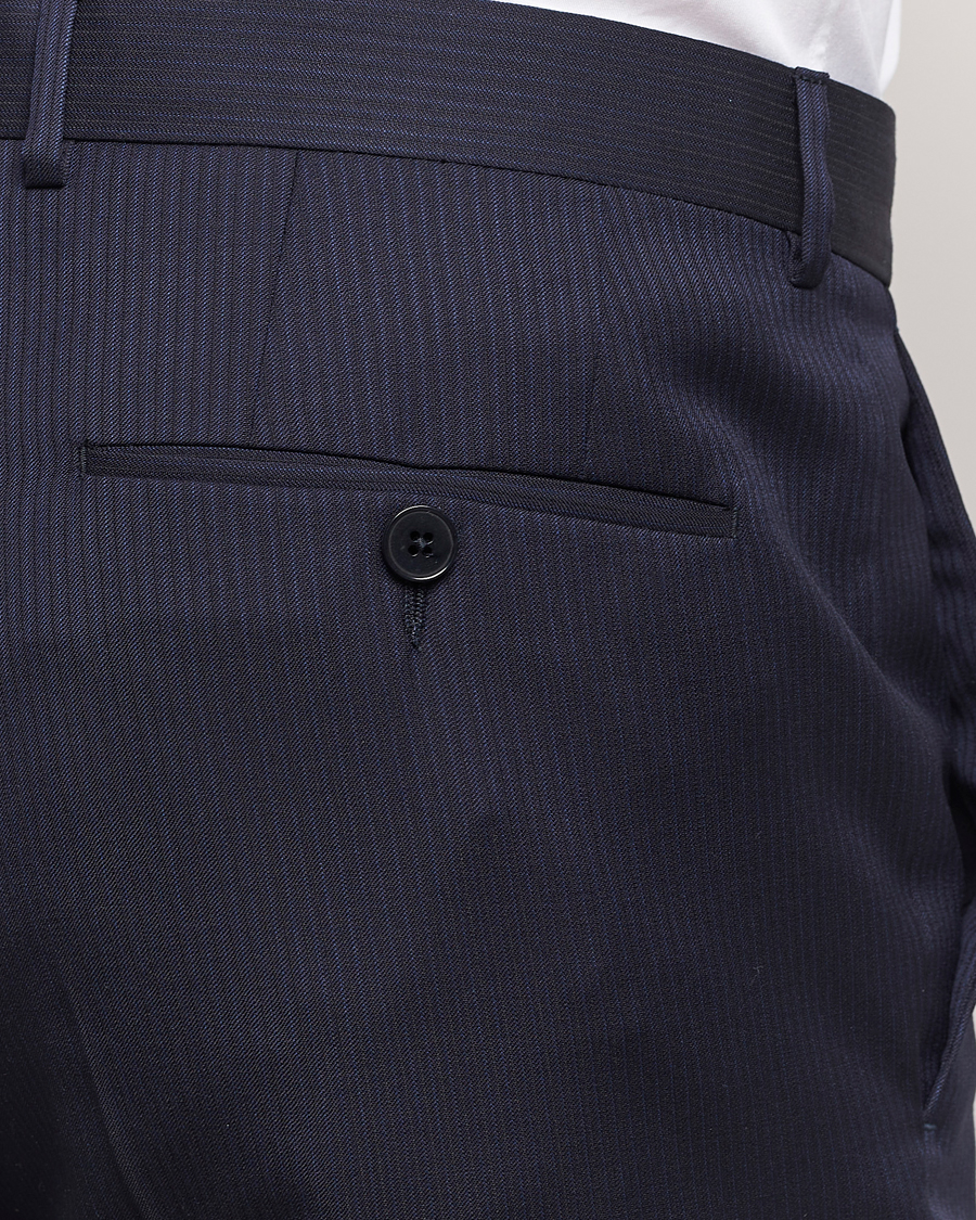 Herre | Jakkesæt | Zegna | Tailored Wool Striped Suit Navy