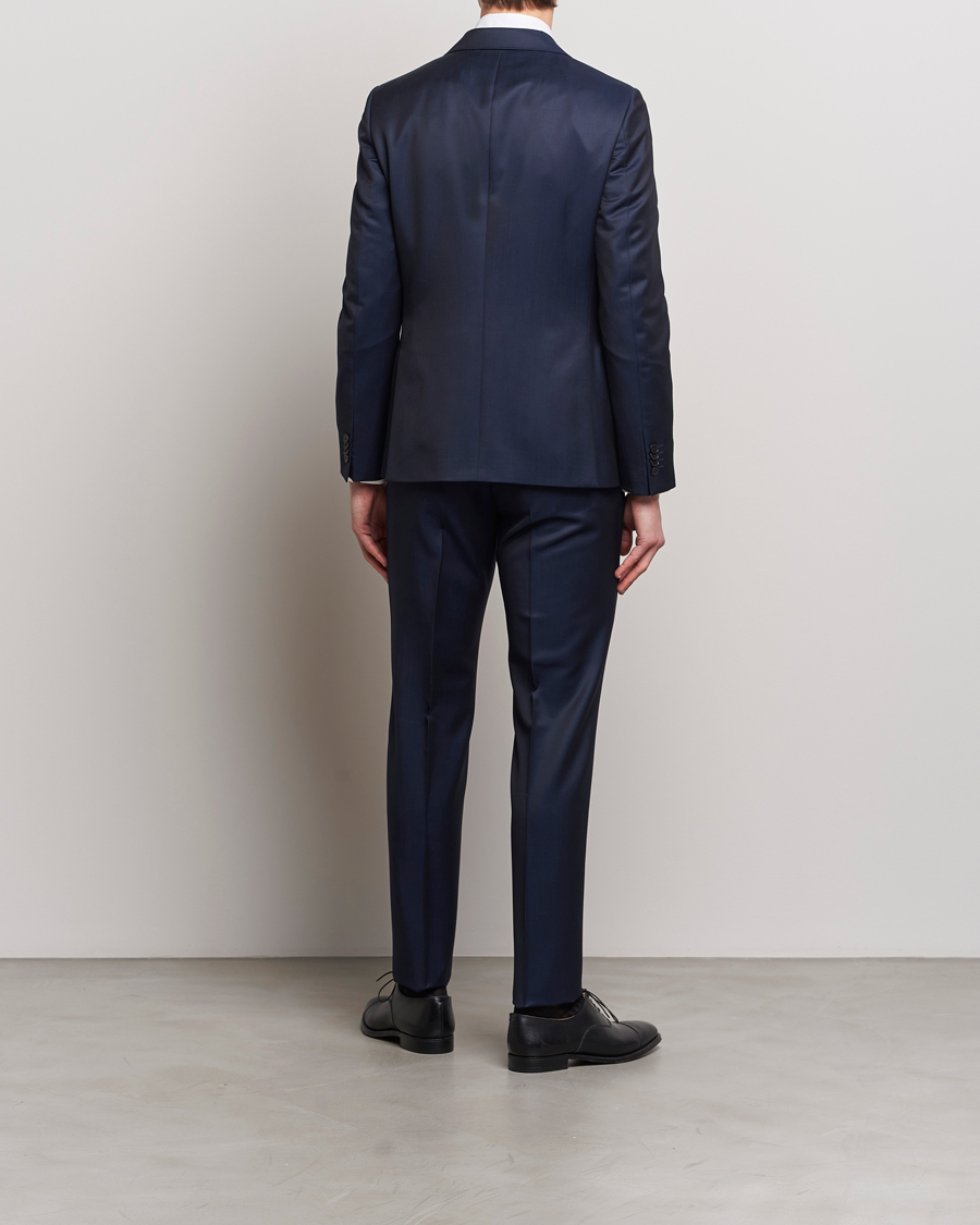 Herre |  | Zegna | Tailored Wool Suit Navy