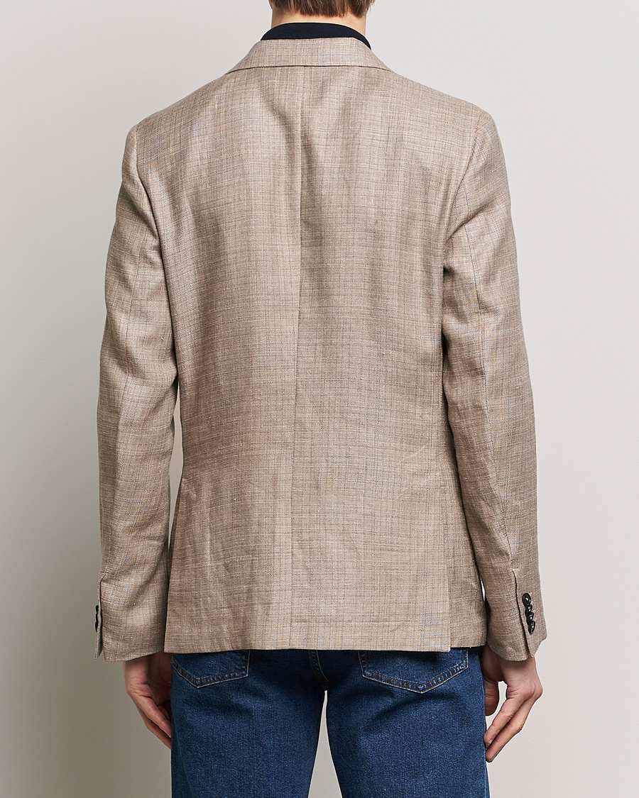 Herre | Blazere & jakker | Zegna | Unconstructed Linen Blend Blazer Brown