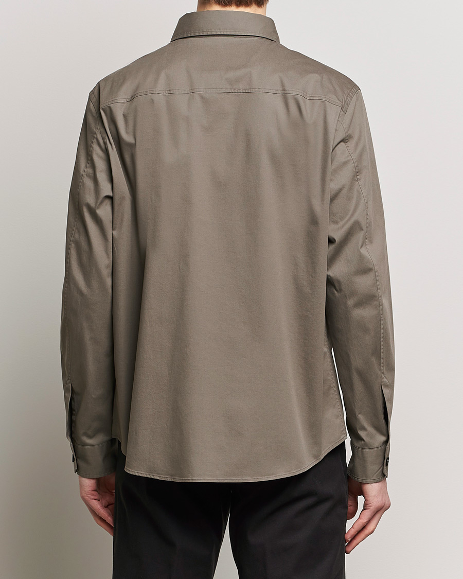Herre | Skjorter | Zegna | Premium Cotton Overshirt Olive