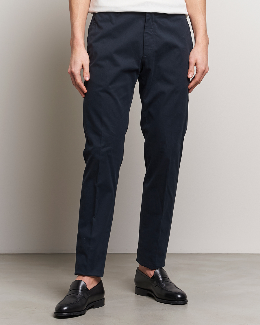 Herre | Afdelinger | Zegna | Premium Cotton Chinos Navy