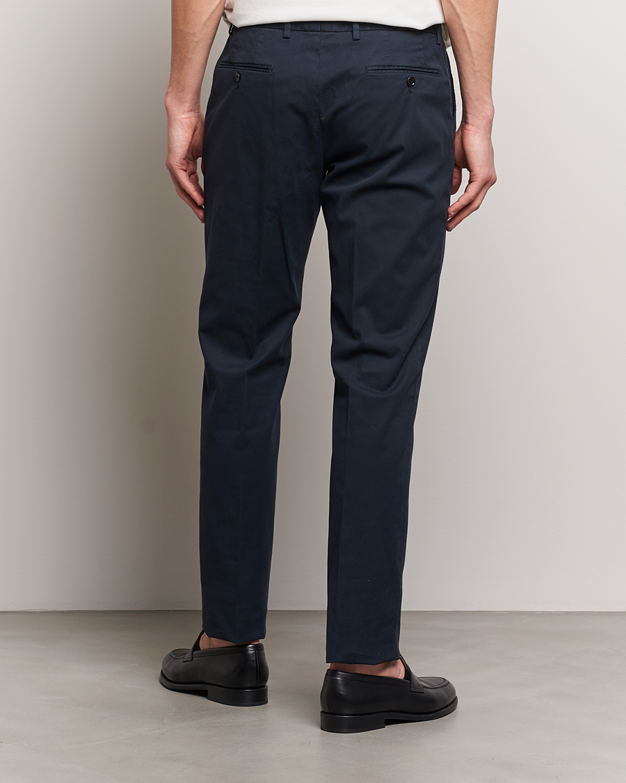 Herre | Bukser | Zegna | Premium Cotton Chinos Navy