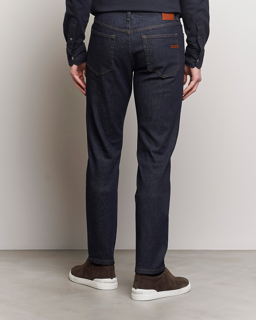 Herre | Jeans | Zegna | Slim Fit 5-Pocket Jeans Dark Indigo