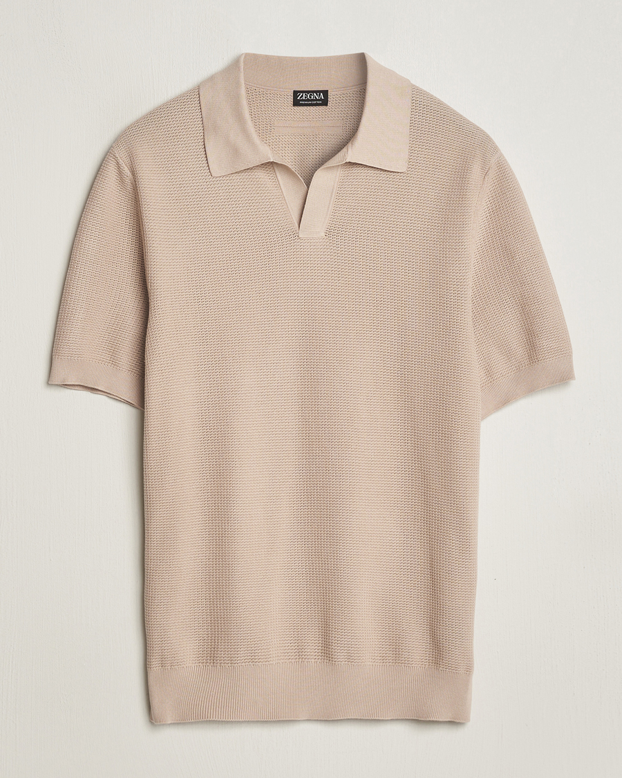 Herre |  | Zegna | Riviera Polo Light Beige