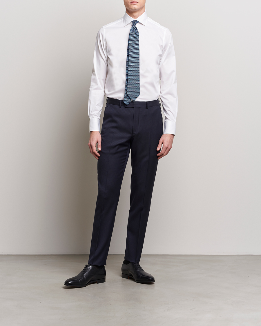 Herre | Skjorter | Zegna | Slim Fit Dress Shirt White