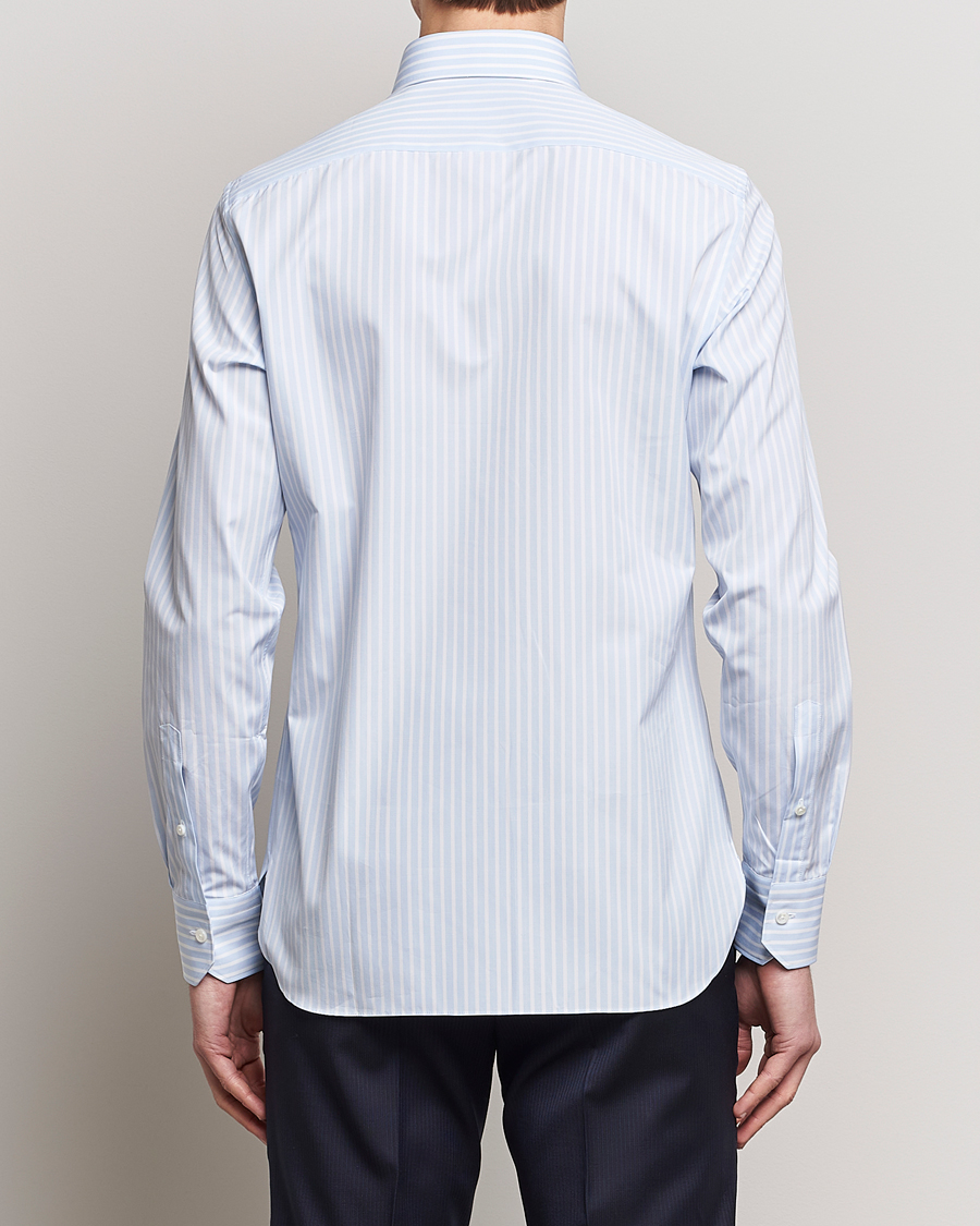 Herre | Skjorter | Zegna | Slim Fit Dress Shirt Light Blue Stripe
