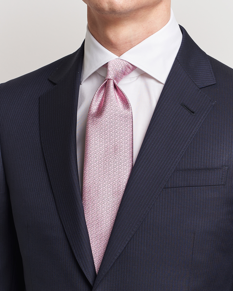 Herre | Loyalitetstilbud | Zegna | Monogram Silk Tie Pink