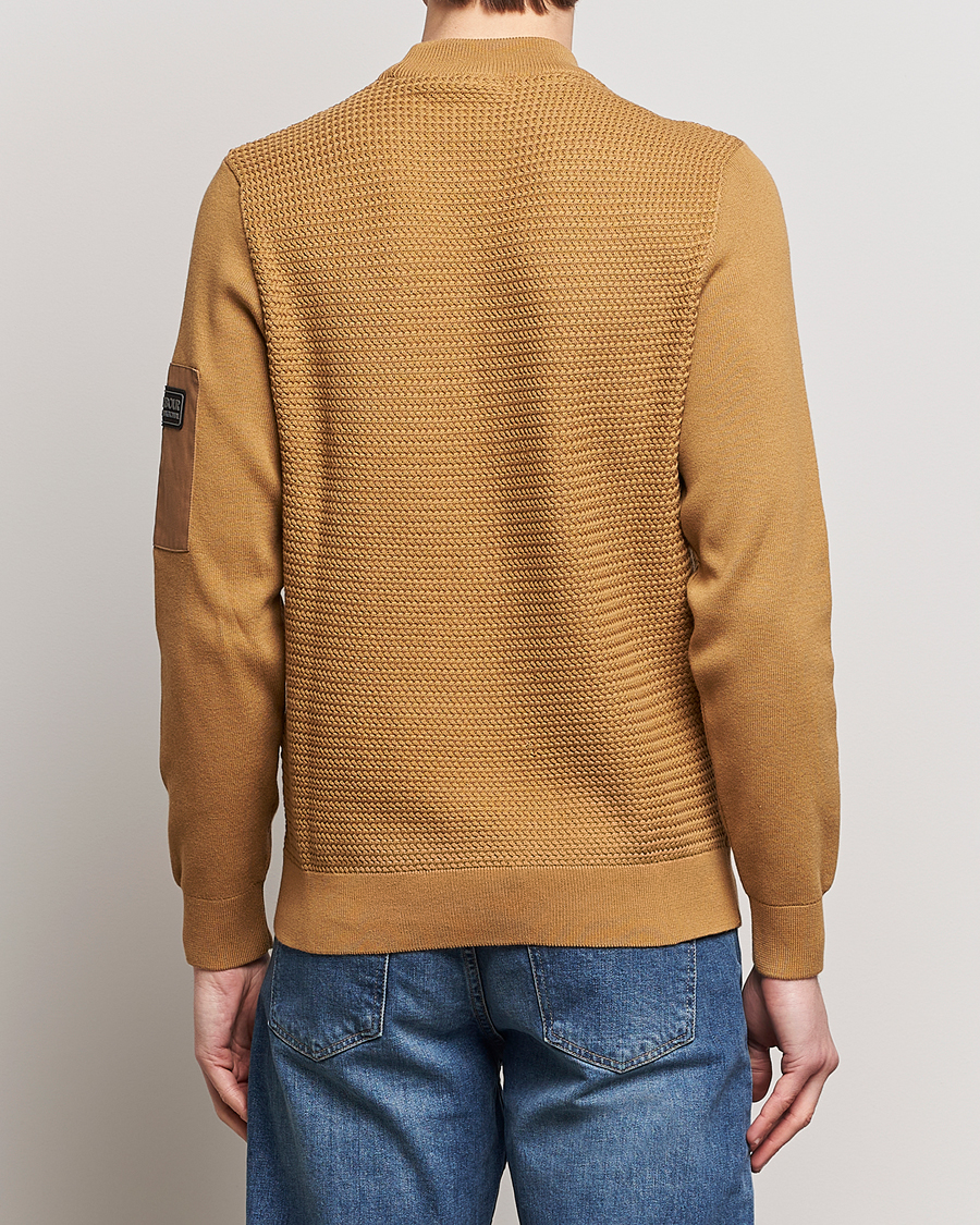 Herre | Trøjer | Barbour International | Clayton Texture Crew Desert