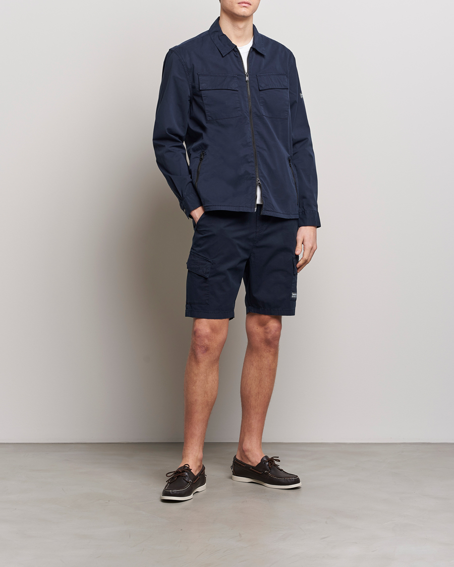 Herre |  | Barbour International | Parson Cotton Shorts Navy