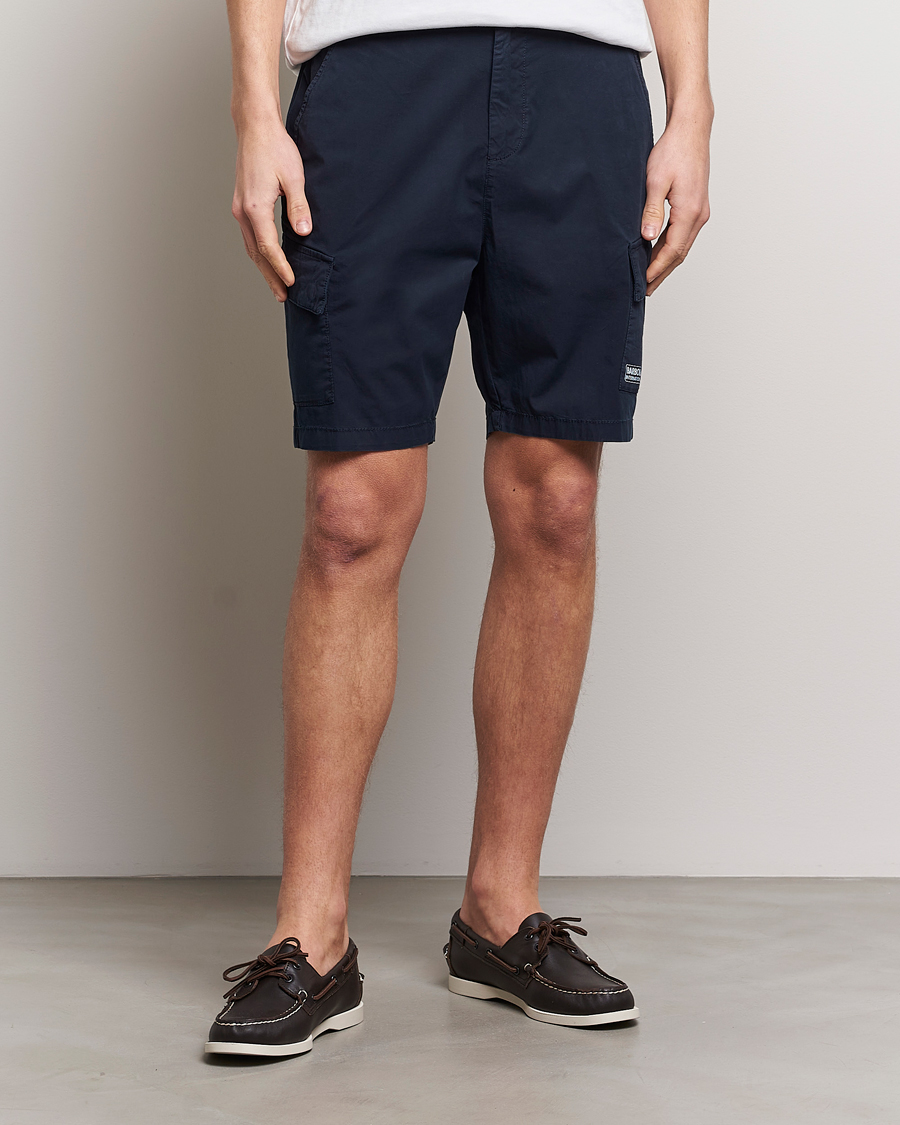 Herre | Cargoshorts | Barbour International | Parson Cotton Shorts Navy