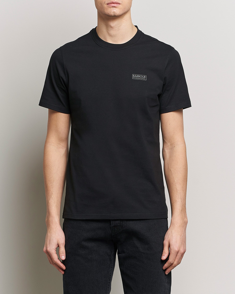 Herre | Barbour International | Barbour International | Small Logo T-Shirt Black/Pewter