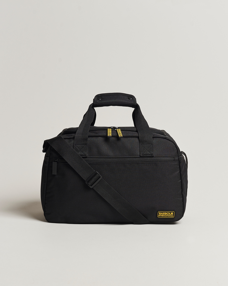 Barbour International Knockhill Flight Bag Black CareOfCarl