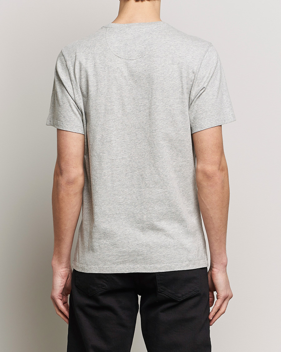 Herre | T-Shirts | Barbour International | Mount Steve McQueen T-Shirt Grey Marl