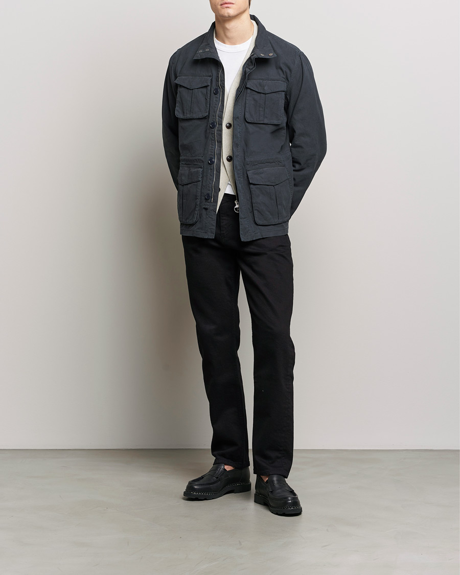 Herre | Jakker | Barbour Lifestyle | Belsfield Cotton Field Jacket Midnight