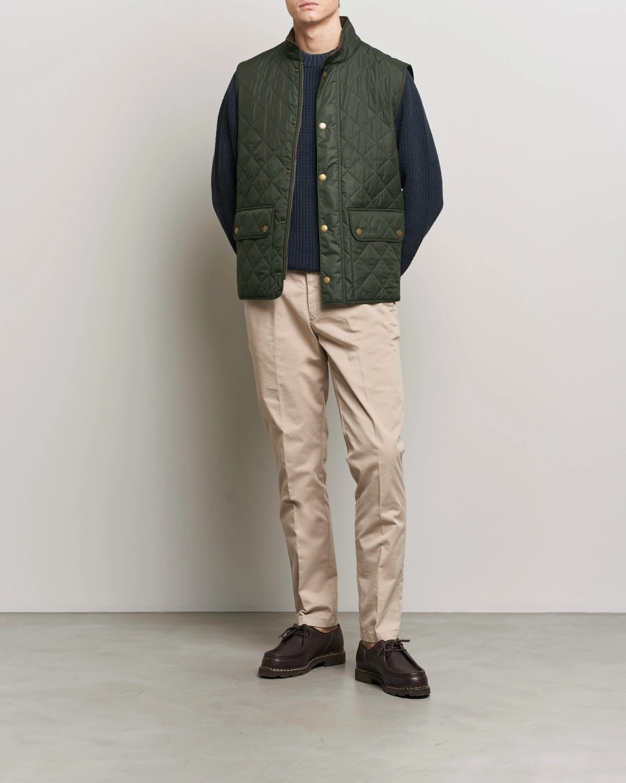 Herre | Veste | Barbour Lifestyle | New Lowerdale Quilted Gilet Sage Green