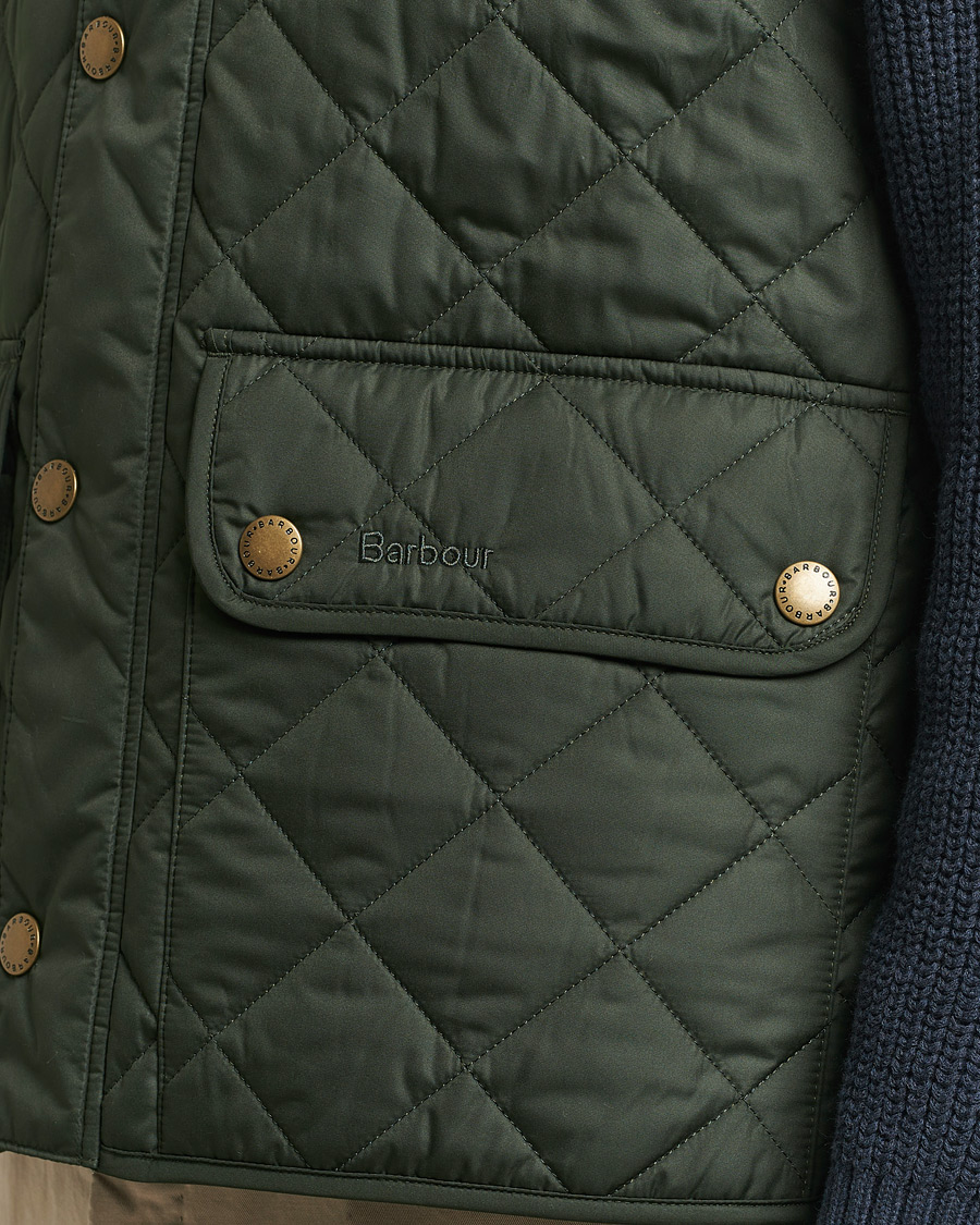 Herre | Veste | Barbour Lifestyle | New Lowerdale Quilted Gilet Sage Green