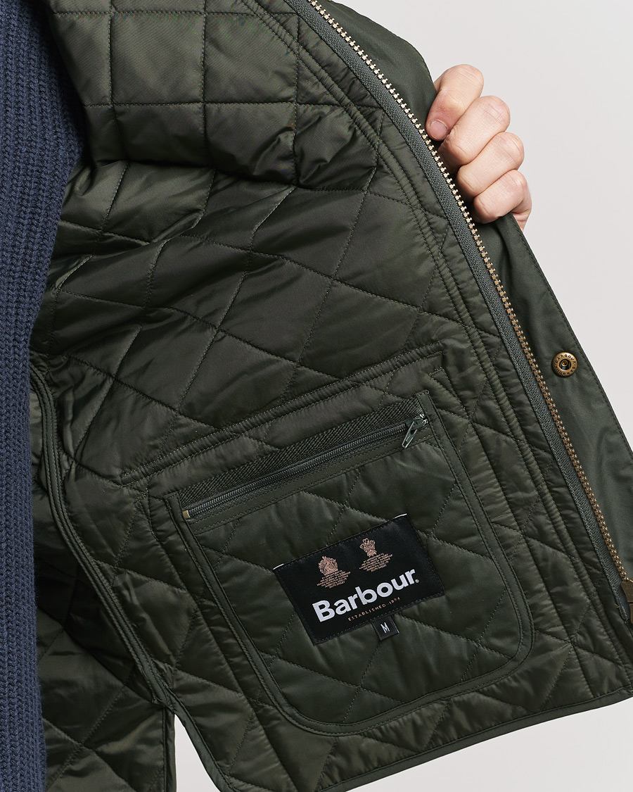 Herre | Veste | Barbour Lifestyle | New Lowerdale Quilted Gilet Sage Green