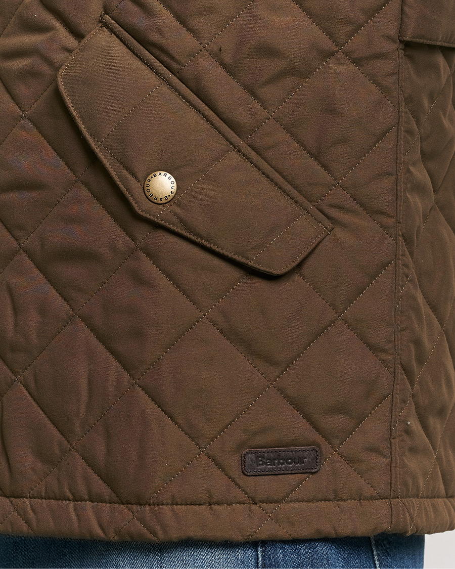 Herre | Jakker | Barbour Lifestyle | Shoveler Peached Quilted Gilet Dark Sand